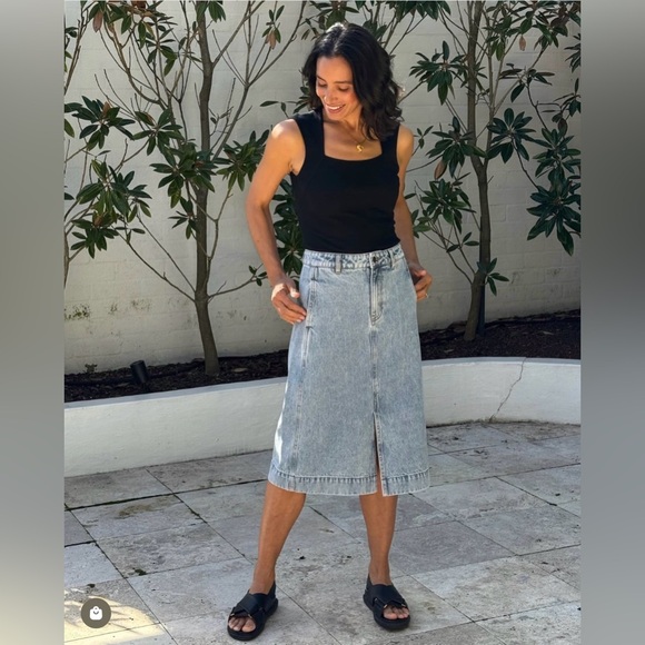 maye Dresses & Skirts - MAYE EMERY denim skirt size 2. NWT